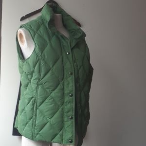 LL Bean green vest medium